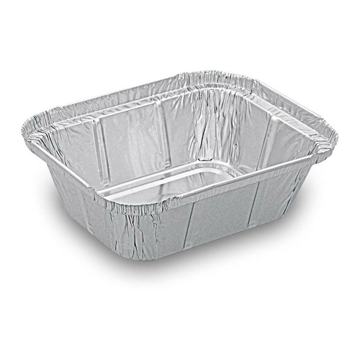 100x Alu-Servierschalen Aluschale Menüschale Grillschale 250ml 129x103x34mm