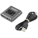 thumbnail of SpeaKa Professional SP-BDS-250 2 Port DisplayPort-Switch UHD 8K @ 60 Hz, UHD 4K @ 120 Hz SP-10468588