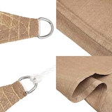 thumbnail of vidaXL Sonnensegel 160 g/m² Taupe 3x5 m HDPE