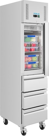 thumbnail of Polar G-Serie Einzeltür & 3 Schubladen Slimline GN Schrankkühlschrank