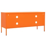 thumbnail of Mueble para TV de acero naranja 105x35x50 cm