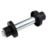 thumbnail of 2x Schubkarrenrad Ersatzrad Vollgummi 4.80/4.00-8 mit Achse Stahlfelge