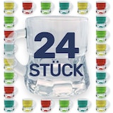 thumbnail of 24 Stück Schnapsglas Schnapsgläser Schnaps Stamper Kurze Glas mit Henkel 2 cl
