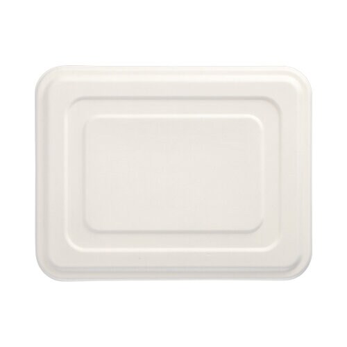 25 Deckel, Zuckerrohr `pure` 1,4 cm x 22,5 cm x 29 cm weiss
