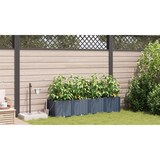 thumbnail of vidaXL Gartenpflanzer Grau 160 x 40 x 37.5 cm Stahl