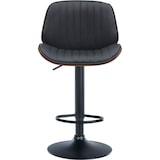 thumbnail of Barhocker Nova Kunstleder walnuss/schwarz