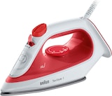 thumbnail of Braun TexStyle 1 SI 1019 RD Dampfbügeleisen Weiß/Rot