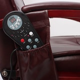 thumbnail of BERLINLODGE Relaxliege Athene mit Massagefunktion, HxBxT 118x69x143 cm, Sitzhöhe 49 cm, Leder, Creme, Massagesessel Relaxsessel mit Massage