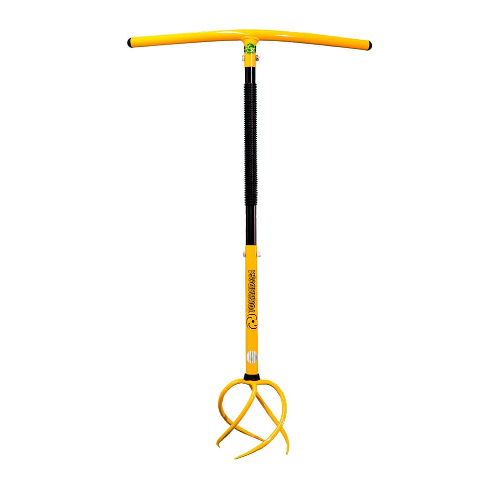 TORNADICA Kultivator-Wurzelentferner: Vertikutierer, Kultivator für Gemüsegarten oder Gewächshaus; Wurzelentferner, Spiral-Design, Gartenkralle