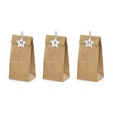 thumbnail of Adventskalender Tüten zum Befüllen 8x6,5x21cm Papier Set Weihnachtskalender Adventkalender Papiertüten DIY Bastelset Selbstbefüllen