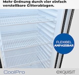 thumbnail of Exquisit Glastürkühlschrank, 240l Getränkekühlschrank mit LED, Umluft, 4 verstellbare Ablagen, CoolPro, GKS5220-GT-431D schwarz