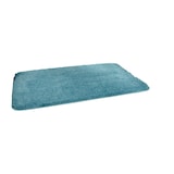 thumbnail of Badvorleger Duschvorleger Badteppich Bettvorleger 65 x 110 cm XL Flausch Rauchblau-Grün
