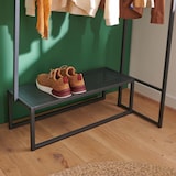 thumbnail of Portant vêtements métal noir 80x165cm