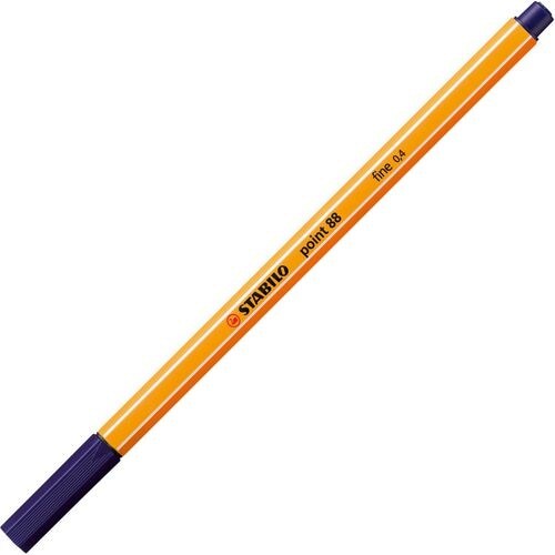 STABILO stylo-feutre pointe fine point 88 bleu nuit