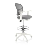 thumbnail of Silla de trabajo TOP WORK 108 W Tejido de malla/Tela gris hjh OFFICE