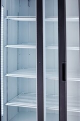 thumbnail of GastroHero Getränkekühlschrank PROFI 783 Slim mit Klapptüren schwarz