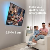 thumbnail of ONKRON TV Wandhalterung 43"-85", 68 kg max, VESA 75x75-600x400, Ultra Slim, Neigbar, TM6-B Schwarz