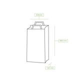 thumbnail of greenbox - Tragetaschen aus Recyclingpapier XL, 32 x 12 x 40 cm, braun, 250 St.