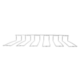 thumbnail of Garcia de Pou - Rack Pour Coupes 5 Rangs 44,7X31X5,5 Cm Argente Inox