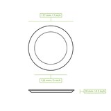 thumbnail of BIOZOYG 100 Stück Einwegteller rund Ø 18cm Bio Geschirr Zuckerrohr Teller stabil biologisch abbaubar kompostierbar Bagasse Einwegteller Bioparty
