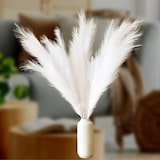 thumbnail of Layba Künstliches Pampasgras Deko in Weiß Boho Künstlpflanze - 3 Stück 100cm, Ideal für Hochzeitsdeko, Wohnzimmer & Schlafzimmer