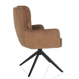 thumbnail of Esszimmerstuhl / Drehstuhl TARUGO Stoff braun hjh LIVING