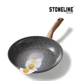 thumbnail of STONELINE® CERAMIC Back to Nature Kochgeschirr-Set, 14-tlg., Keramik-Beschichtung, mit Glasdeckeln, Induktion