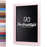 thumbnail of Kreidetafel mit Holzrahmen / Zartrosa 60x150cm