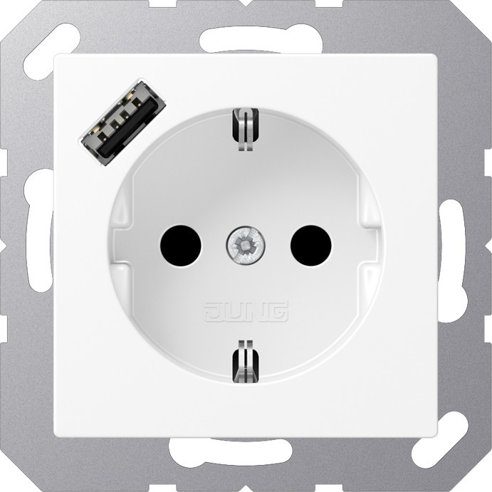 Jung SCHUKO Steckdose A 1520-18 A WWM A1520-18AWWM