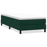 thumbnail of vidaXL Boxspringbett ohne Matratze Dunkelgrün 100x220 cm Samt