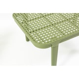 thumbnail of Conjunto lounge de jardín con sofá, 2 sillones apilables y mesa auxiliar de resina trenzada, terraza, piscina, bar, resistente – Sirmione - Verde