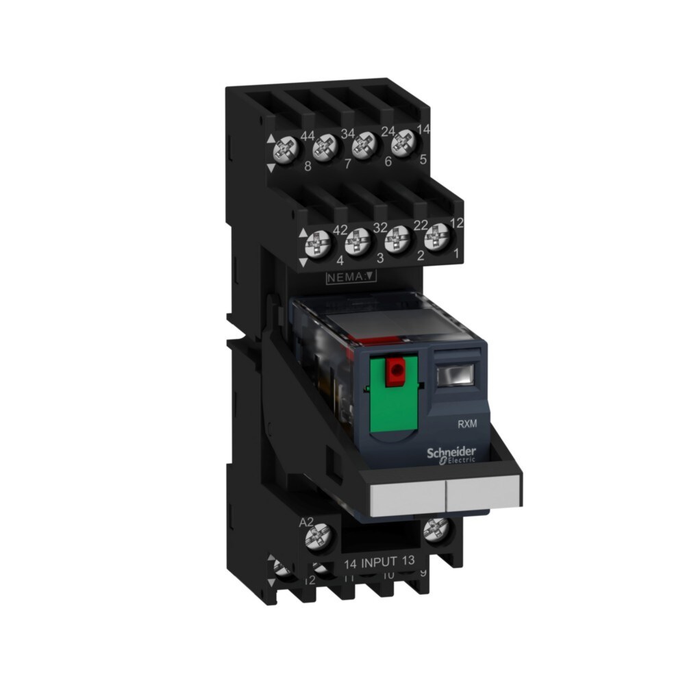 30 Stk. Schneider Electric Miniaturrelais RXM4AB2B7PVM