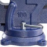 thumbnail of tectake Étau de serrage, établi, Enclume, Plateau Base tournante  Bleu