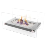 thumbnail of PURLINE Cheminée bio de table avec verre trempé ONIROS INOX