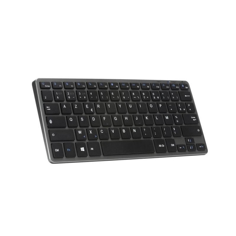 Clavier Tkl - Bluestork - Bluetooth + 2.4ghz Pc - Gris Et Noir