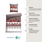 thumbnail of Schiesser Bettwäscheset Wichtel - Feinbiber - 2-teilig - 135 x 200 cm - Grau