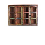 thumbnail of SIT Möbel Kastuitbreiding | 4 deuren met glasinzet | sloophout gekleurd | B 160 x D 40 x H 110 cm | 09145-98 | Serie RIVERBOAT