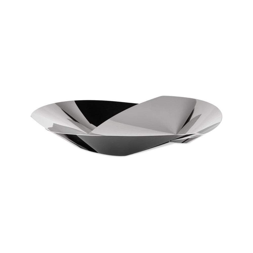 resonance, frutero/cesta en acero cromado, alessi