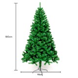 thumbnail of Albero di Natale classico artificiale verde in PVC 180cm Stockholm-AL18019103NAT