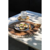 thumbnail of Bazar Bizar Placemat van raffia en schelpen 40x40 cm naturel bruin