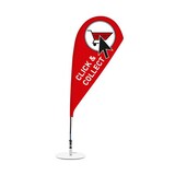 thumbnail of Beach Flag "Click & Collect" rouge -
