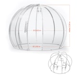 thumbnail of astreea Igloo Plus Gastro Terrassen Pavillon Model M 3,03x3,03x2,30m, wasserdicht, transparent, mit Beleuchtungssystem