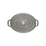 thumbnail of Cocotte Ovalada Staub De 27 Cm Color Gris Grafito