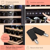thumbnail of Barossa 73 Duo Weinkühlschrank 2 Zonen 192 Ltr 73 Fl Touch-Display Schwarz BRAND_75368113
