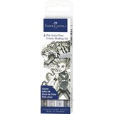 thumbnail of Faber Castell Tuschestift Pitt Artist Pen 4er Comic grau