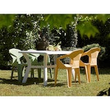 thumbnail of garbar DELTA Set 4 Silla Con Brazos Interior, Exterior Naranja