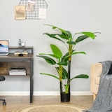 thumbnail of HOMCOM Banano Pianta in Vaso Pianta Finta per Interno ed Esterno 150cm
