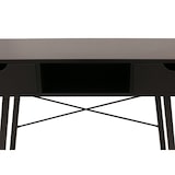 thumbnail of Consolle HWC-E92, tavolino, struttura 3D 100x40cm ~ nero