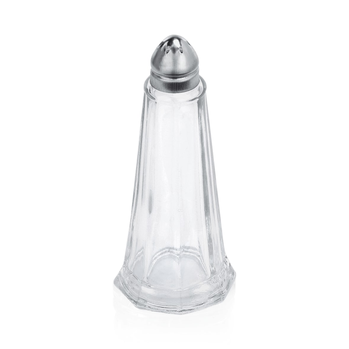 Salière/Poivrière en Verre/inox H 110 mm Diamètre 45 mm Was Germany