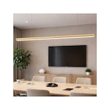 thumbnail of ideal lux, dorica sp1 d45, luminária de suspensão linear em alumínio cor de cobre com luz led.